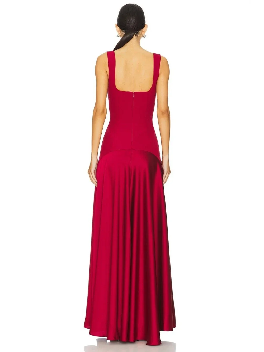 L'Academie Sidney Gown in Oxblood - Picture 3 of 3